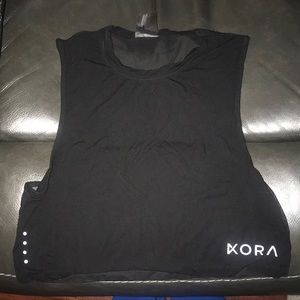 Kora Black Crop Top